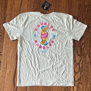 NWT Baseballism Doubles and Bubbles Graphic Tee